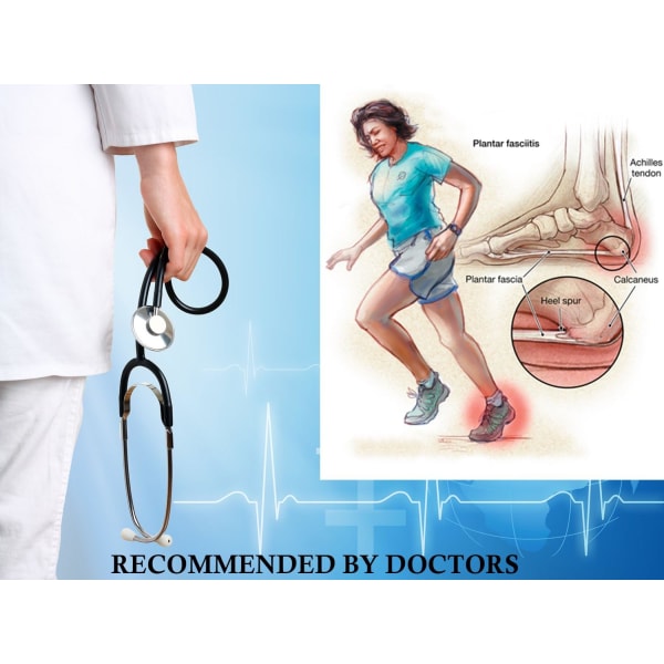 Hælkopper, indlæg til plantar fasciitis, hælpude (3