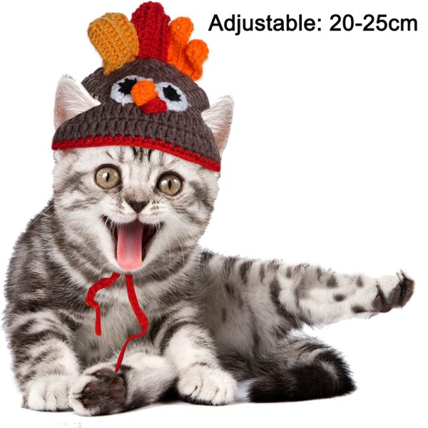 Halloween knitted pet hats for dogs and cats make funny Turkey