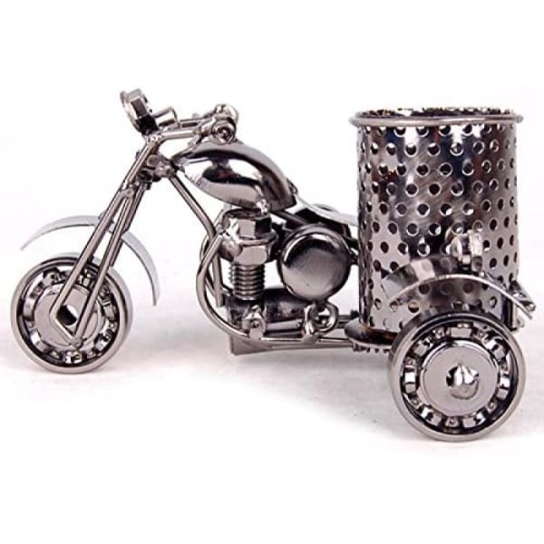 Weinlese Stiftehalter /Flaschenhalter, Model Motorrad Metall, T