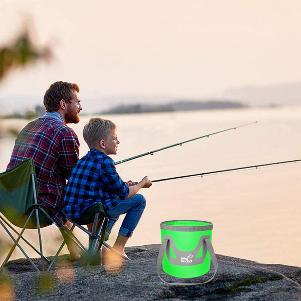 Fällbar fiskehink för utomhusbruk