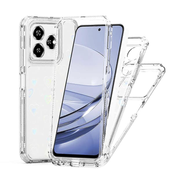 Transparent akryl laserpapper telefonfodral för ZTE Axon 60 Lite
