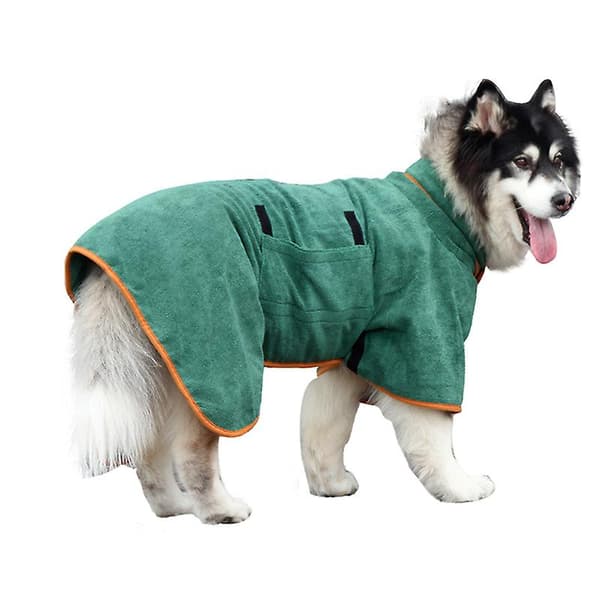 Hundebadekåbe Håndklæde Blød Superabsorberende Badekåbe Tørrende Fugt Pyjamas Til Hund Ny A