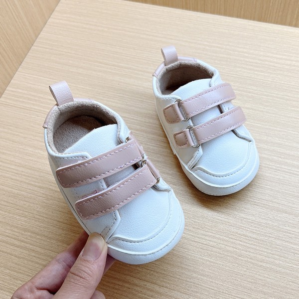 Baby pojkar flickor Sneaker Slip On Anti Skid Nyfödda godisskor i 0-18 månader