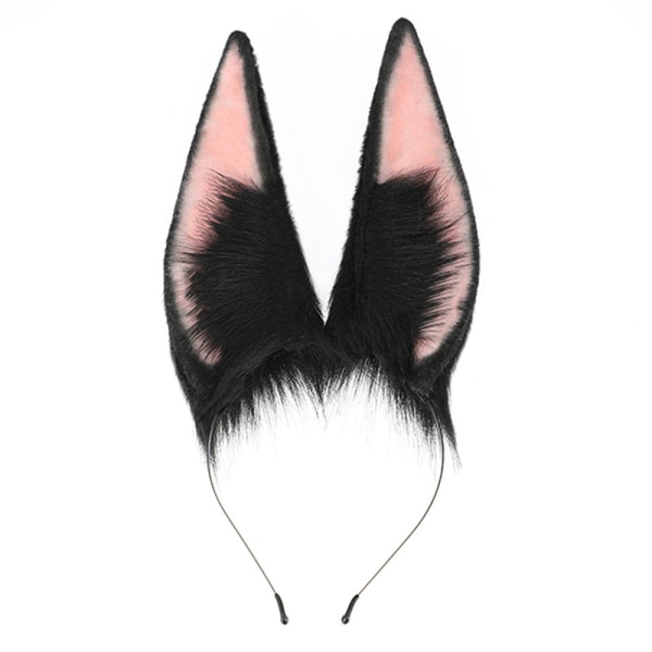 Fox Wolf Cat Dog Ears Hårbånd Hårbøyle Halloween Kostyme