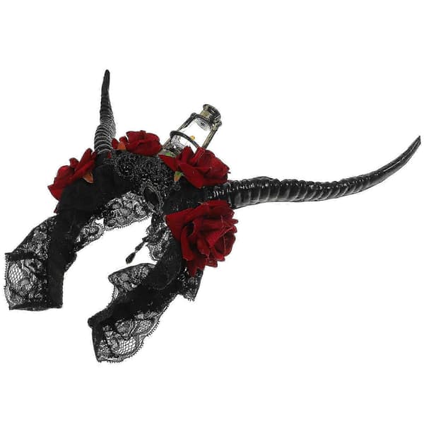 Horn Pannebånd Antilope Hodeplagg for Dekor Halloween Bruk A