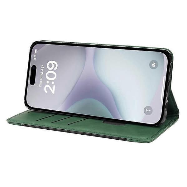 Kompatibel med iPhone 16 Plus Fodral PU Läder Stötsäkert Skydd Plånboksfodral A