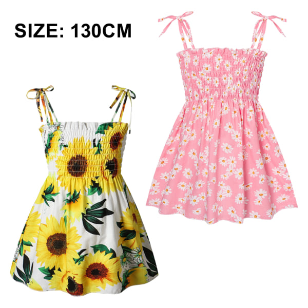 Baby Girl Clothes Summer Floral Slip Dresses, Little Kids Summer