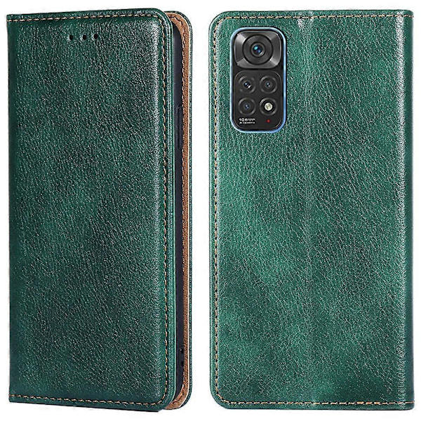 För Xiaomi Redmi Note 11 4G (Qualcomm)/Redmi Note 11S 4G PU Läder Plånboksfodral Stativfunktion Magne