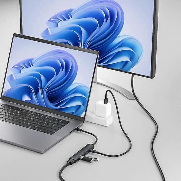 RYRA USB C HUB 3.0 Typ-C 3.0 5-portars Multi Splitter Adapter OTG för Xiaomi Lenovo