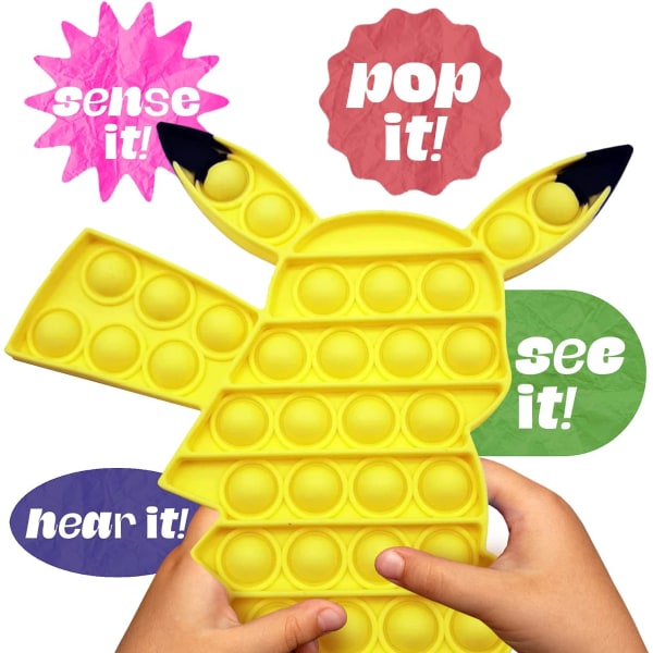 Pikachu – Pop Fidget -lelu lapsille ja aikuisille – Stressi
