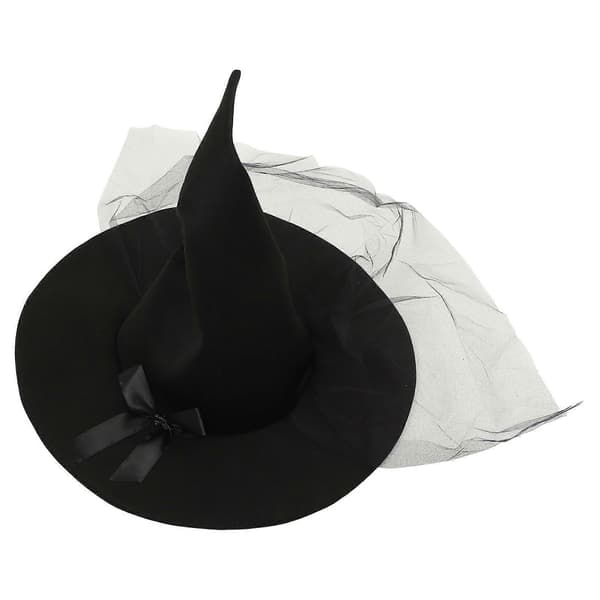 Halloweenhatt Heksehatt for Festdekorasjon Halloweenfestival Bred Brem A