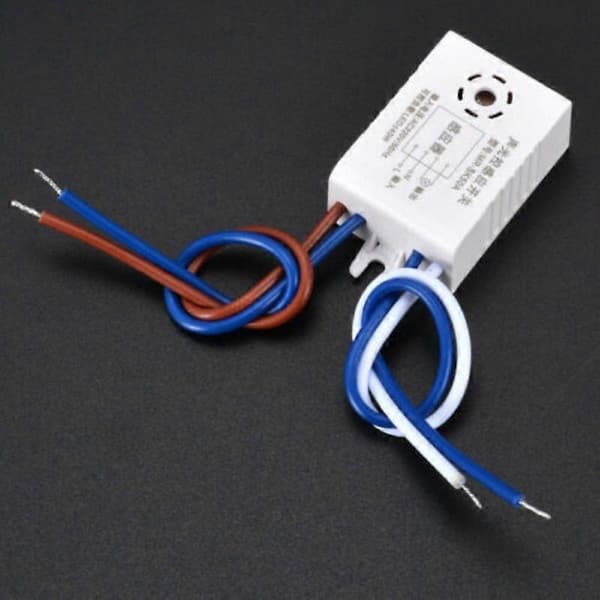 220V Moduldetektor Automatisk Bryter Intelligent Lyd Stemmesensor Lysbryter Smart