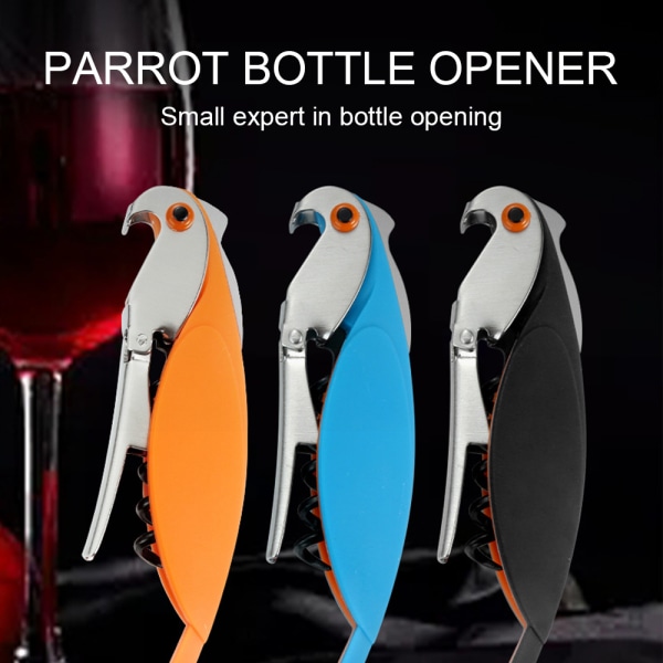 Papegøyevinåpner i rustfritt stål Creative vinflaskeåpner