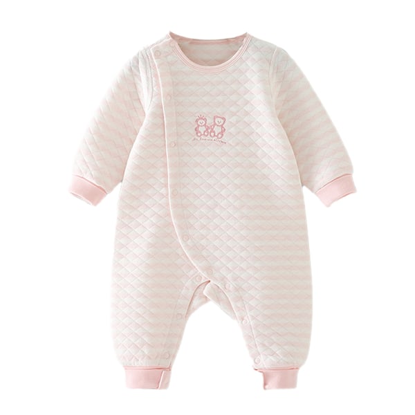 Høst og vinter baby body baby creeper full open romper