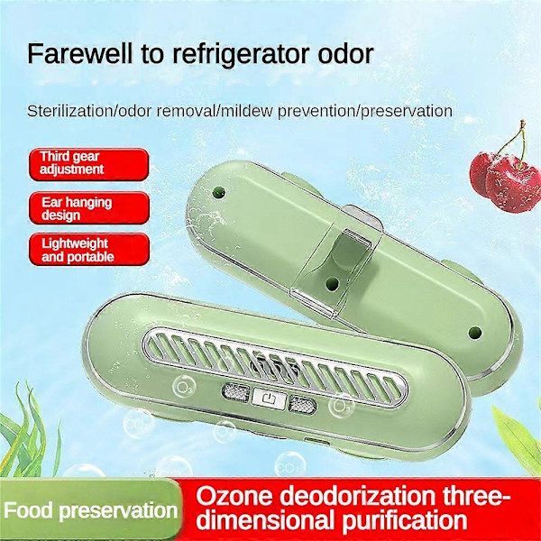 Ozon Generator Luftrenser Køleskab Deodorizer Køleskab Lugtfjerner