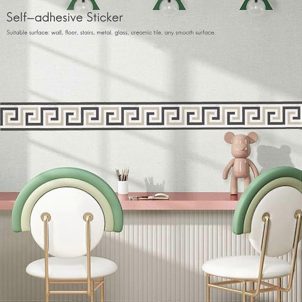 2M Självhäftande Sidolinje Kakeldekor Badrum Kök Restaurang