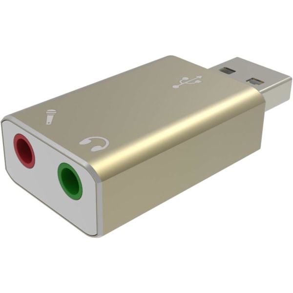 USB Audio Adapter Extern Audio Ljudkort Adapter med