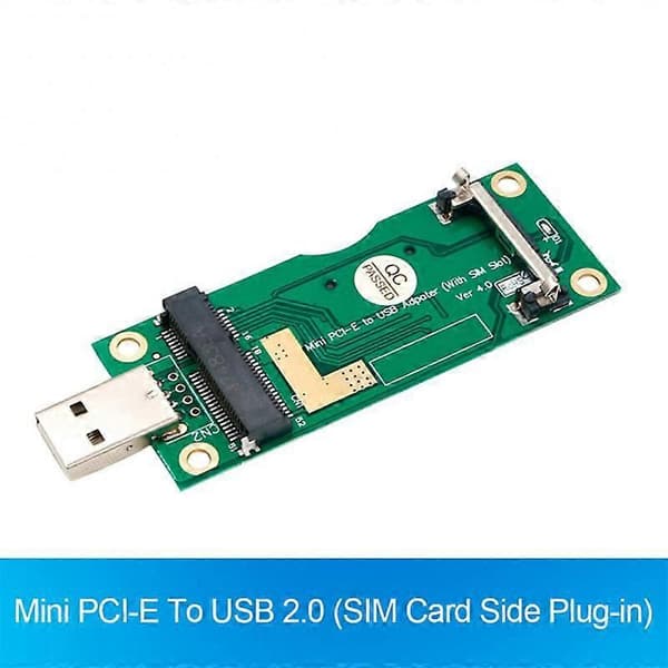 Mini Pci-e-kort Trådløs 3g/4g til USB-adapter USB med SIM-kortslot til Wwan/lte