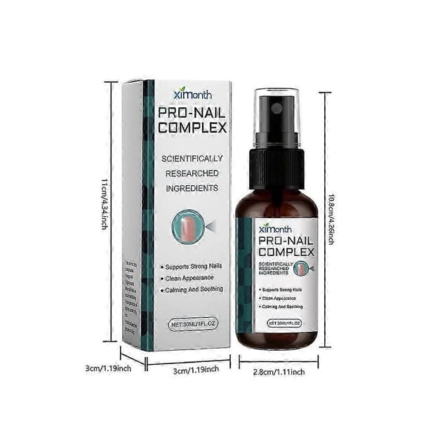3 STK 2024 Ny ProNail Complex Sprayolie til negle 30ML A
