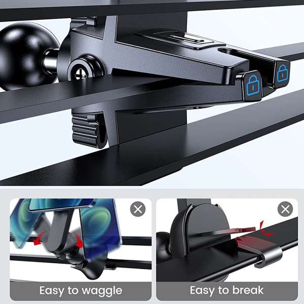 Auton magneettinen puhelinteline [Vahvin magneetti] Magneettinen puhelin