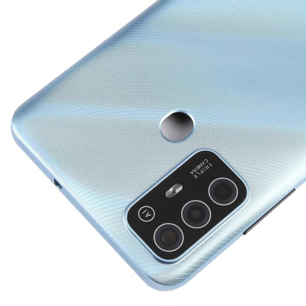 For ZTE Blade A52 batteribakdeksel blå