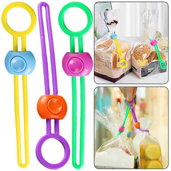 Snackposer Forseglingsclips Holder Mad Frisk Forseglingsclips til Friskholdelse A