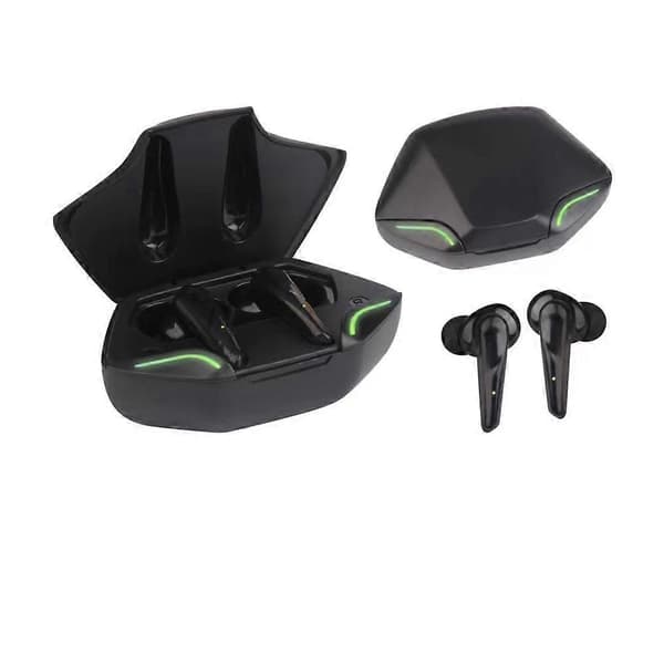 Trådløse Bluetooth 5.0 ørepropper TWS hodetelefoner for iPhone Android med mikrofon