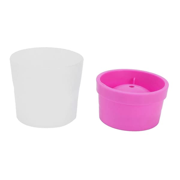 Enkel rund whisky-iskuleform for barhjemmefester lys rosa A