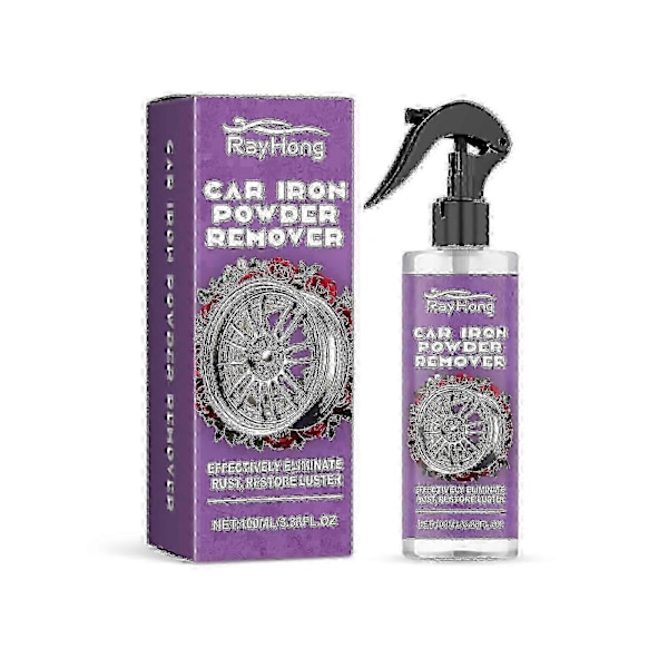 Hjulrustspray, Hjulrustspray Fælg Rustpolering Ren Hjulrustfjerner A