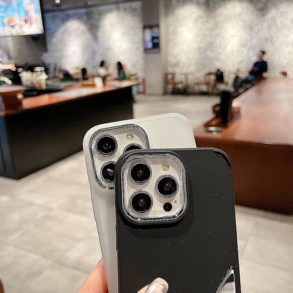 Unik triangulär spegeldesign för Iphone 13 Pro Max - Högkvalitativ, reptålig, halkfri, D A