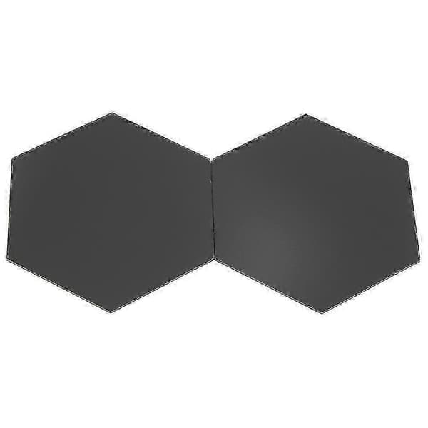 Modern 3D Spegel Geometrisk Hexagonal Väggdekal 12 St DIY Konst Heminredning A