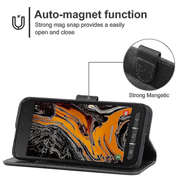 Läderfodral för Samsung Galaxy Xcover 4s A