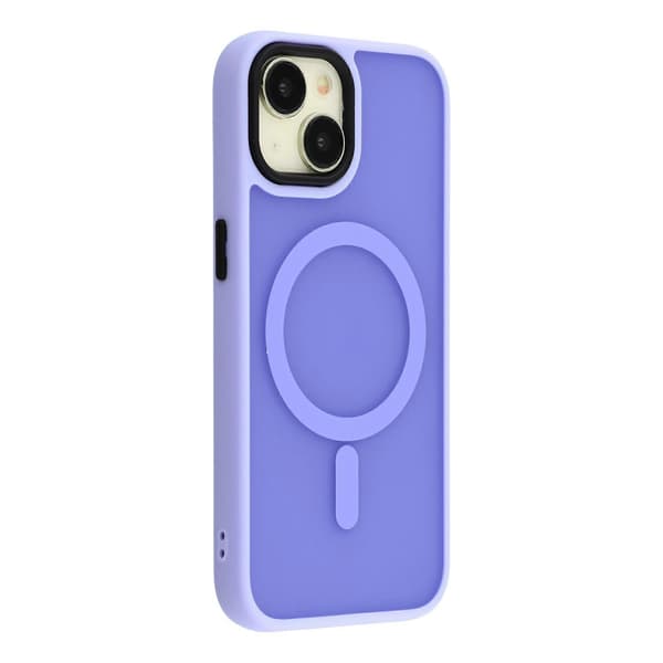 Til iPhone 14 Plus etui kompatibel med MagSafe Skin-Touch PC + TPU telefoncover