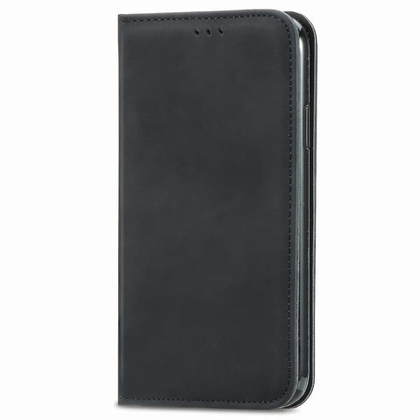 Fodral för iPhone 11 Pro Magnetisk Stängning Läder Plånboksfodral Stötsäkert - Svart A
