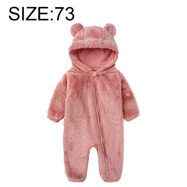 Newborn Baby Jumpsuit Hooded Fleece Rompers Long Sleeve Onesies