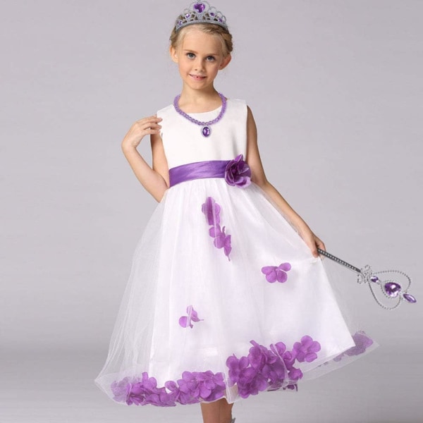 Vicloon Prinzessin Kostüme Zubehör, 8-teiliges Set Mädchen Dress