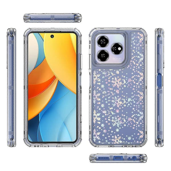 Transparent akryl laserpapper telefonfodral för ZTE Axon 60 Lite