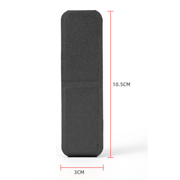 2 stk Paste-type mobilt sammenleggbart stativ, kompatibelt med iPhone Samsung og de fleste smarttelefoner, nettbrett og andre enheter (blå+svart)