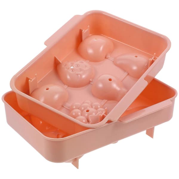 Fruktmodellering Isform Husholdningsisbitmaskin For Sommerfester Rosa 18.5X14.5X6CM Islaging 1 Stk A