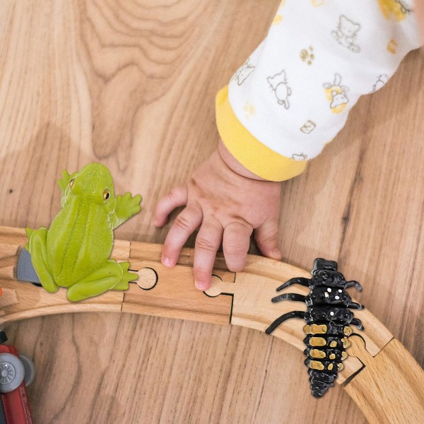 3 sæt plastik livscyklus legetøj Ladybug dyrkningssæt Frog Life