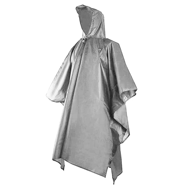 Tre-i-en multifunktionel regnfrakke udendørs rygsæk poncho