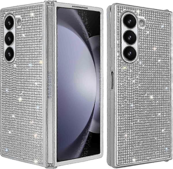 Glitter Stødsikkert Cover til Samsung Galaxy Z Fold 6 og Håndrem A
