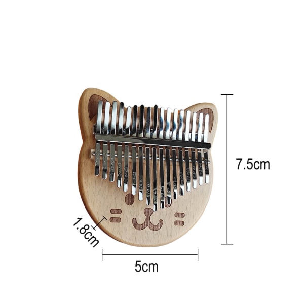 Puinen Kalimba Sormen Peukalopiano Marimba Musiikillinen hyvä lisävaruste