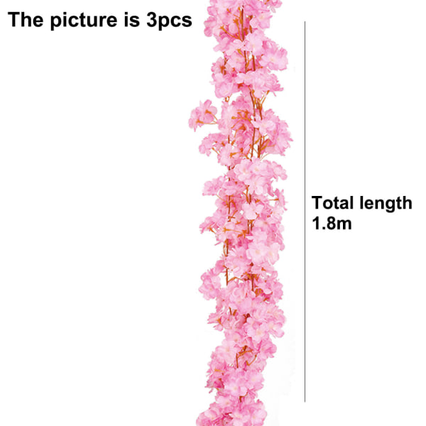 Simulation of cherry vines, suitable for spring home room