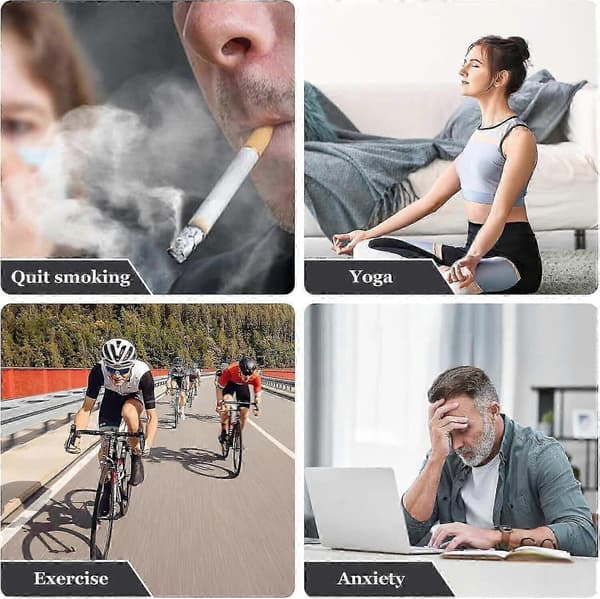 Stressaflastende halskæde Åndedrætskæde Rygestop Anti-Vaping Åndedrætshalskæde Style 1