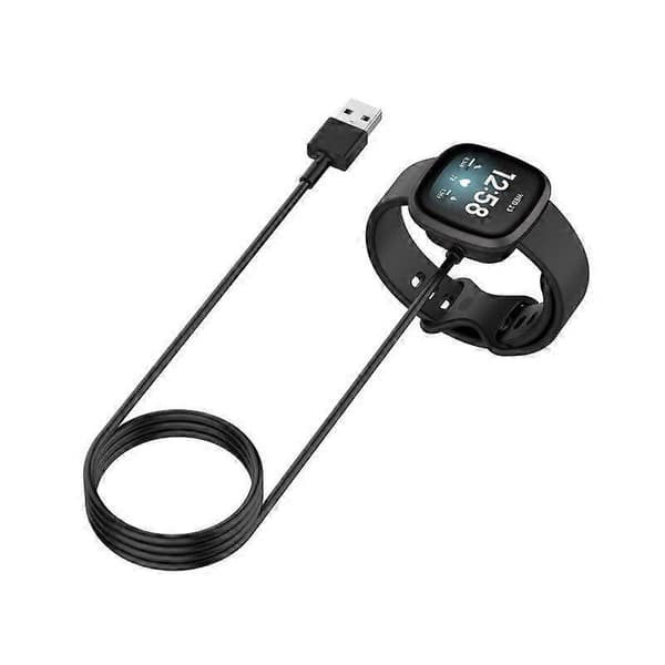 Opladningsdock til Fitbit Versa 3/Sense Smartwatch Opladerkabel USB-opladningsdata