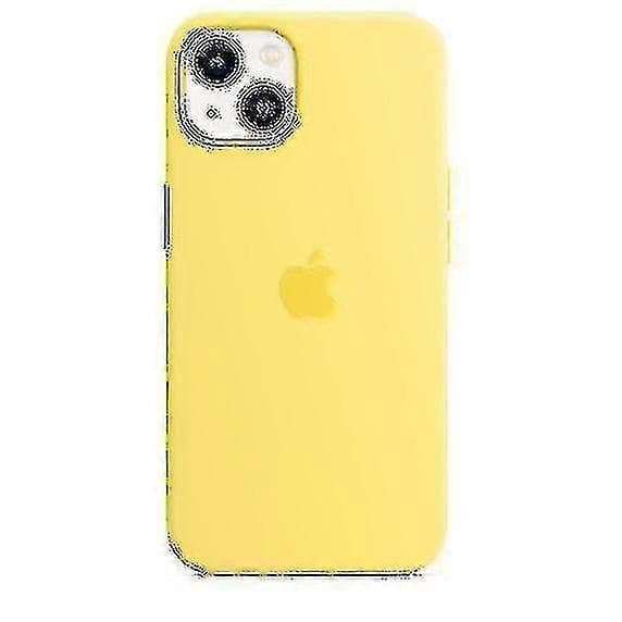 Silikonskal med Magsafe för iPhone 13 (Citronzest)