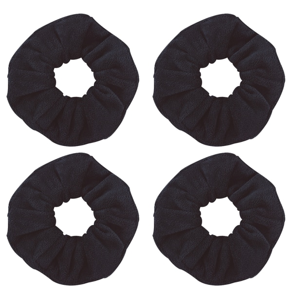 4Pack Microfiber Hårtorkande Scrunchies Handduk Fiber - för Curl
