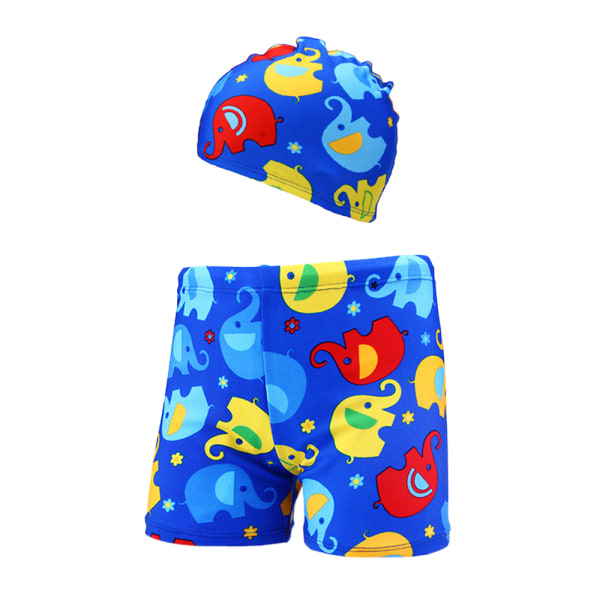 Toddler Boy Beach Badbyxor/Shorts med cap, Baddräkt Beach