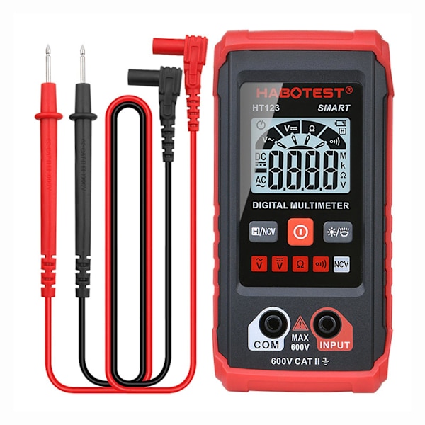 Professionel multimeter AC-DC spændingsstrømmodstandstester til kapacitetstest A
